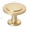 Gliderite Hardware 1-1/4 in. Champagne Gold Round Ring Cabinet Knob, 10PK 80960-CHPG-10 - alternate 3